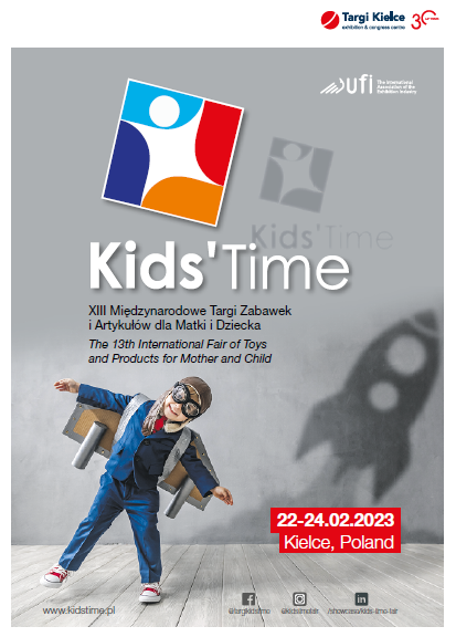 XIII. Mezinárodní veletrh hraček a zboží pro maminku a dítě  Kids Time 2023 v Kielcích